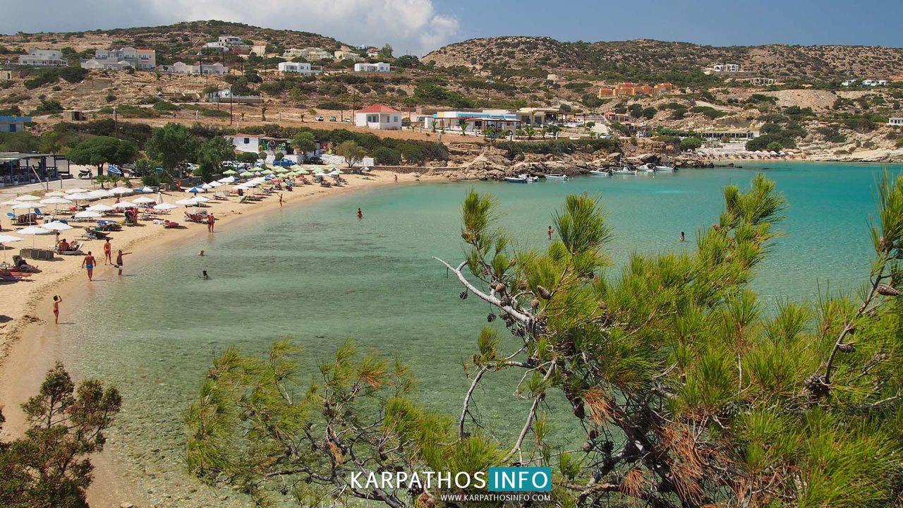 Amoopi beach Karpathos island Greece