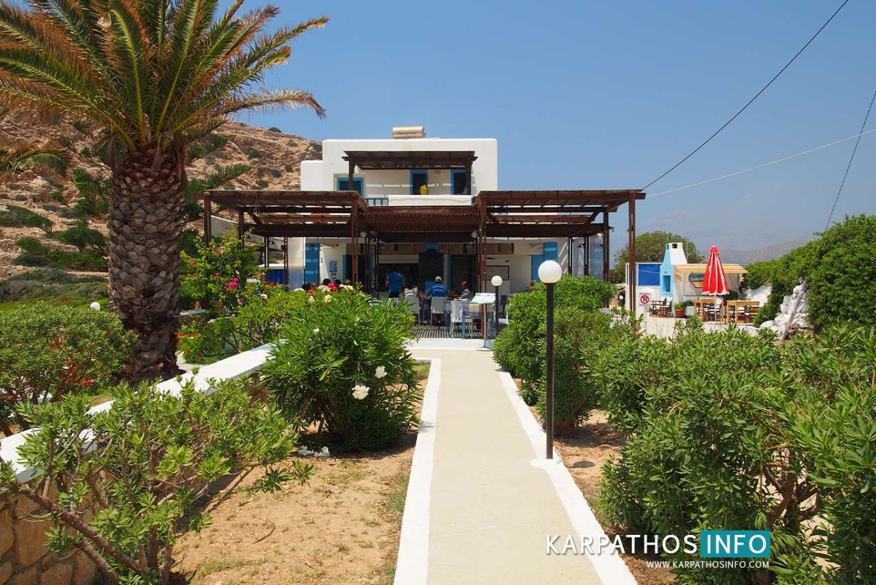 Agios Nikolaos beach tavern Glaros restaurant