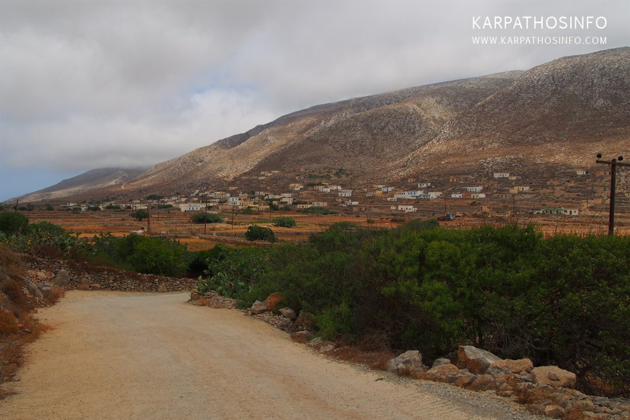 View to Avlona village Karpathos