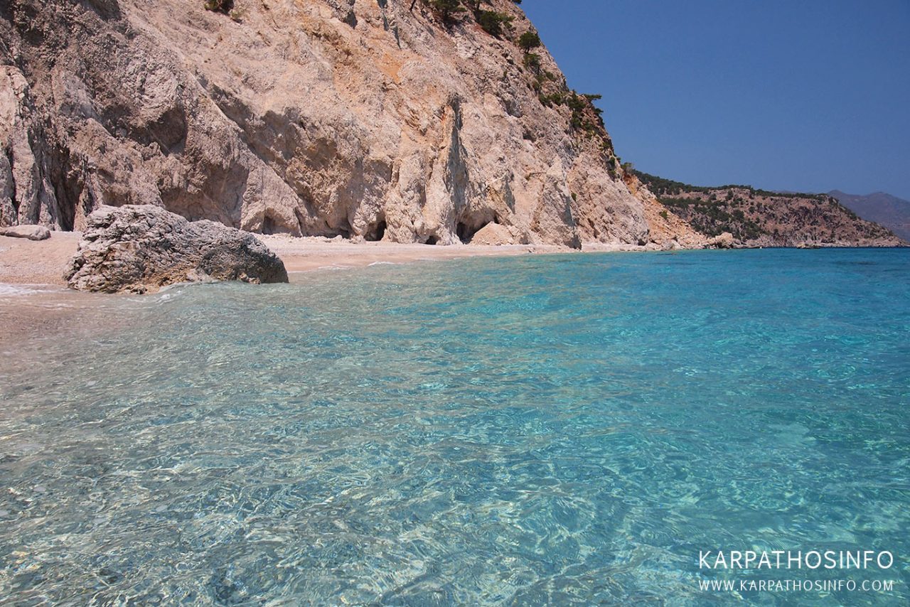 Kato Lakkos beach one of hidden gems in Karpathos island