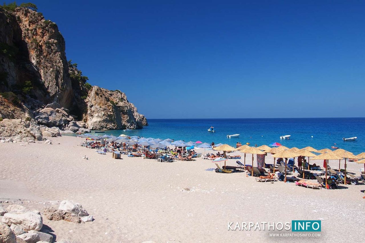 Best beaches in Karpathos island Greece