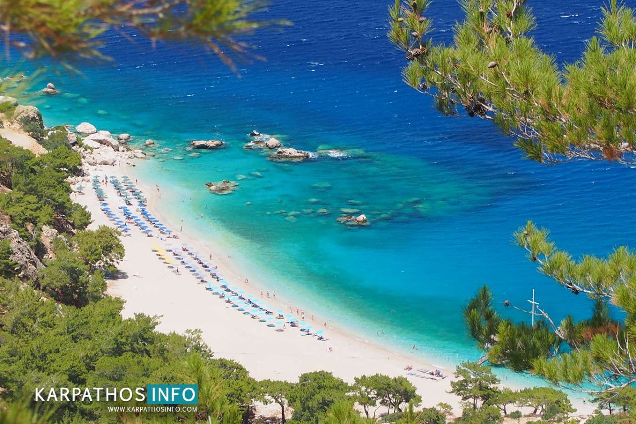 Guide to Apella beach with photos, Karpathos island