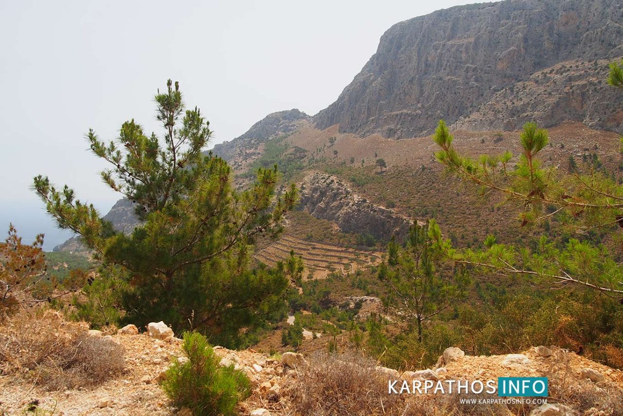 Hiking trails in Karpathos island, Greece
