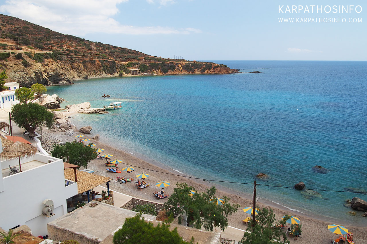 Karpathos Agios Nikolaos beach of Spoa