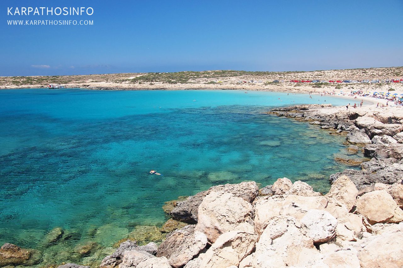 Best beaches in Karpathos island Greece (Diafkotis beach)