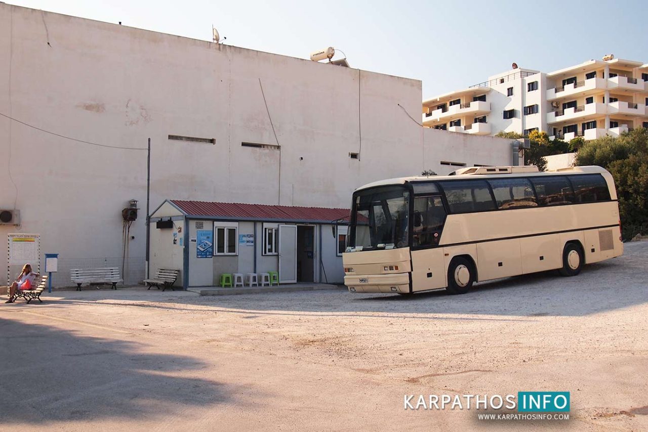 Karpathos bus station in Pigadia