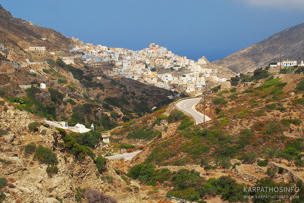 Villages of Karpathos island Greece
