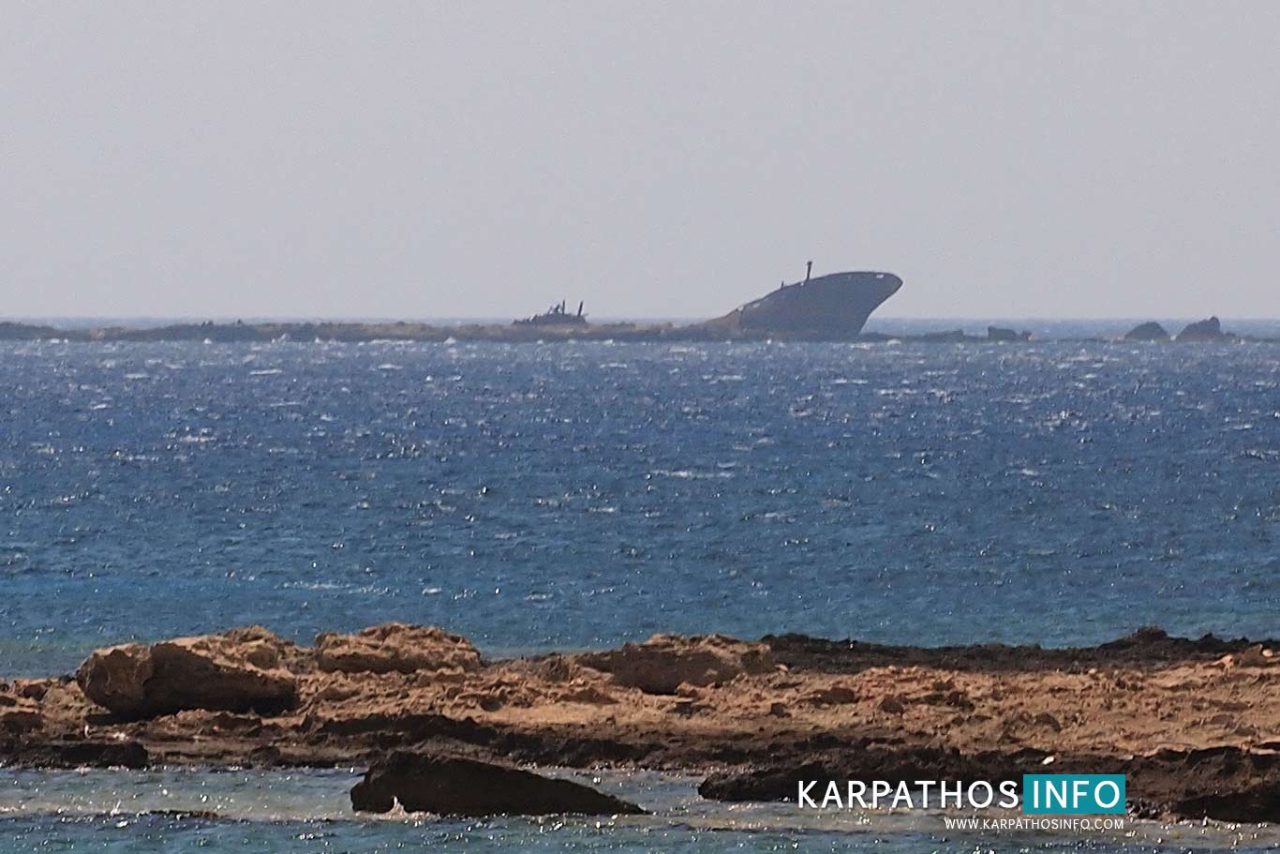 Karpathos shipwreck, Likki beach