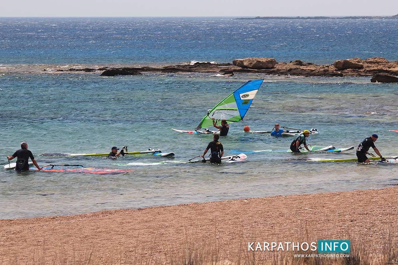 Karpathos windsurf Guide to windsurf of Karpathos, Greece in Kipi Afiartis