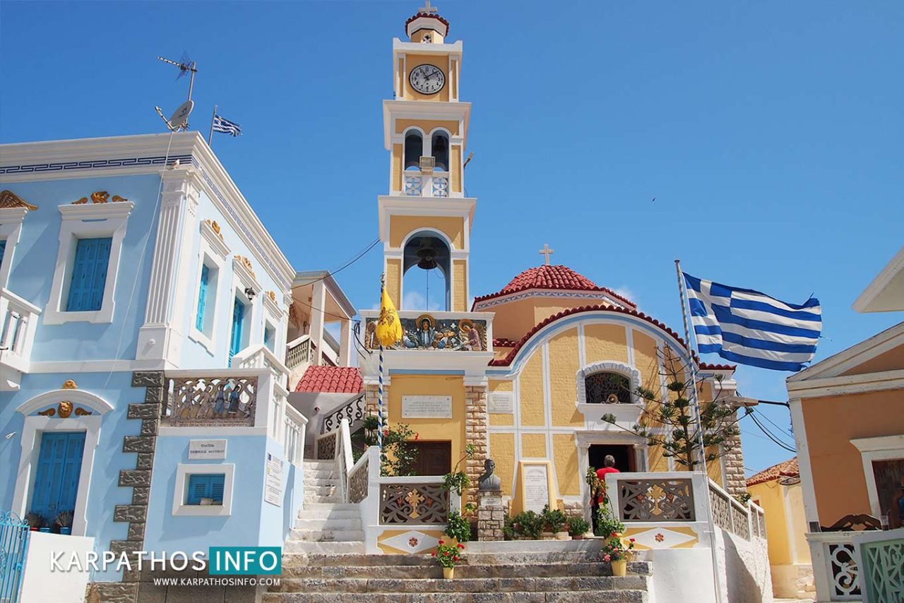 Olymbos church in Karpathos island