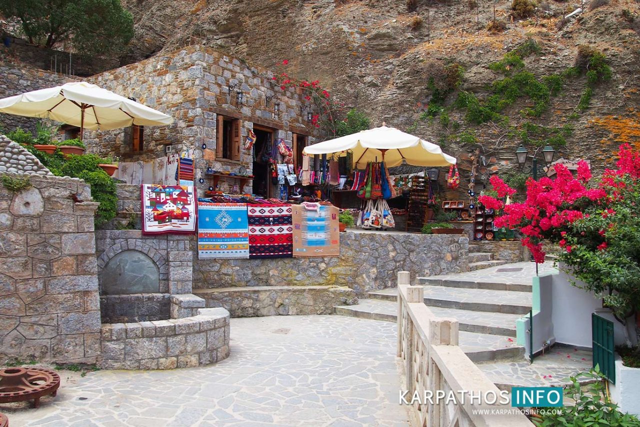 Sight and attractions in Olymbos village