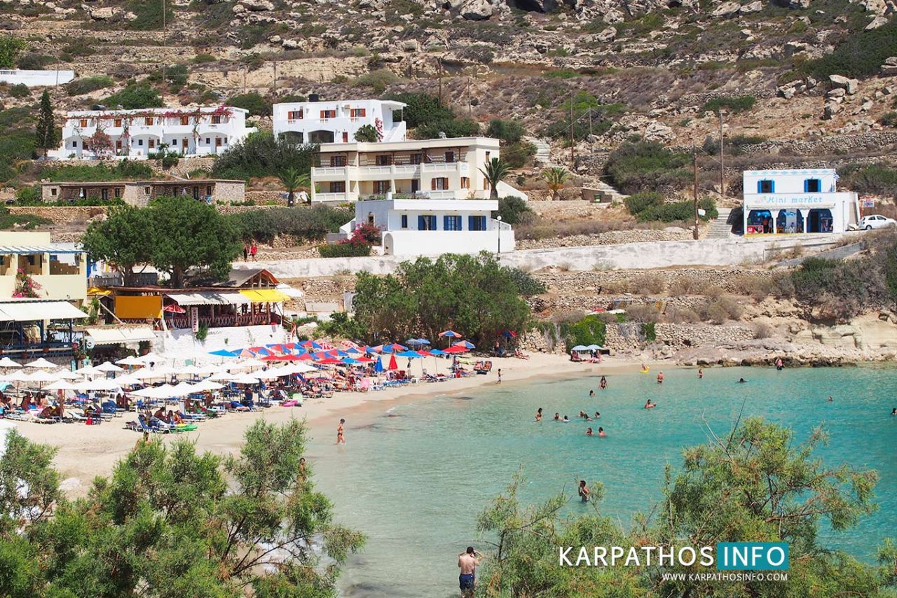 Kato Lefkos beach in Karpathos island