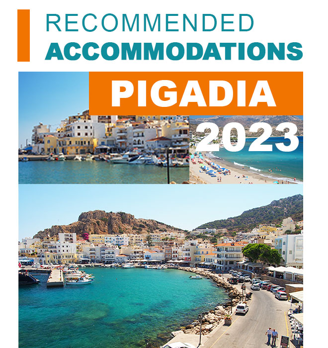 Pigadia apartments, hotels and rooms