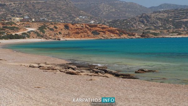 Vatha beach in Kipi Afiartis (Karpathos)